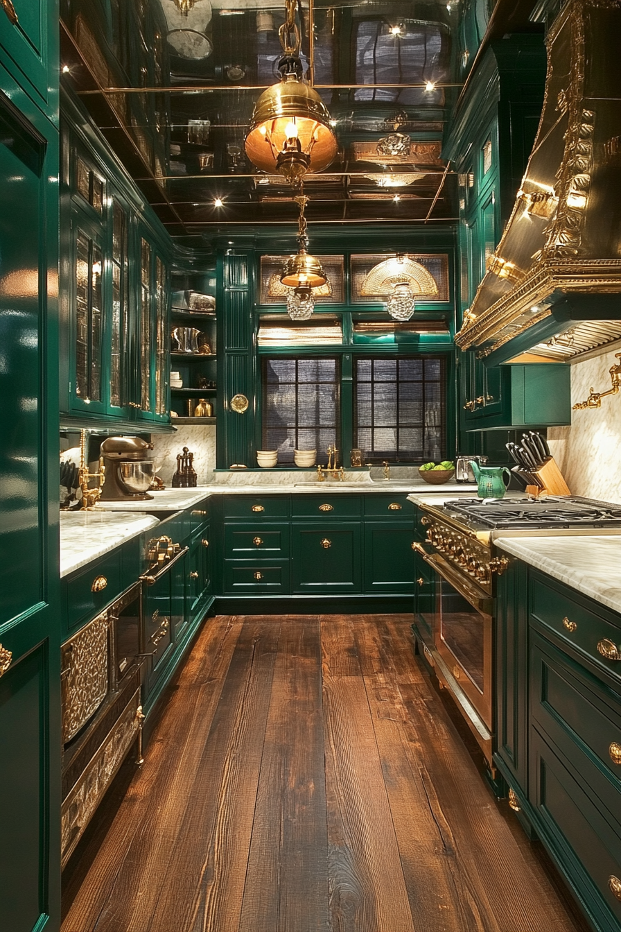 1. Heritage Revival Elegance (Victorian Style Kitchen Ideas) - Victorian Style Kitchen Ideas
