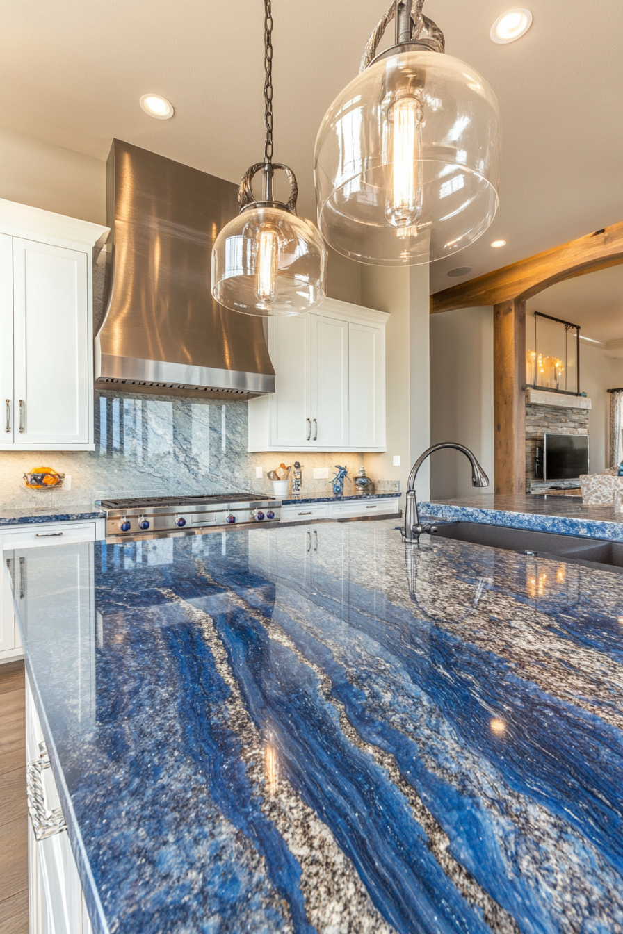 6. Ocean Breeze Escape (Granite Countertops Kitchen Ideas) - Granite Countertops Kitchen Ideas