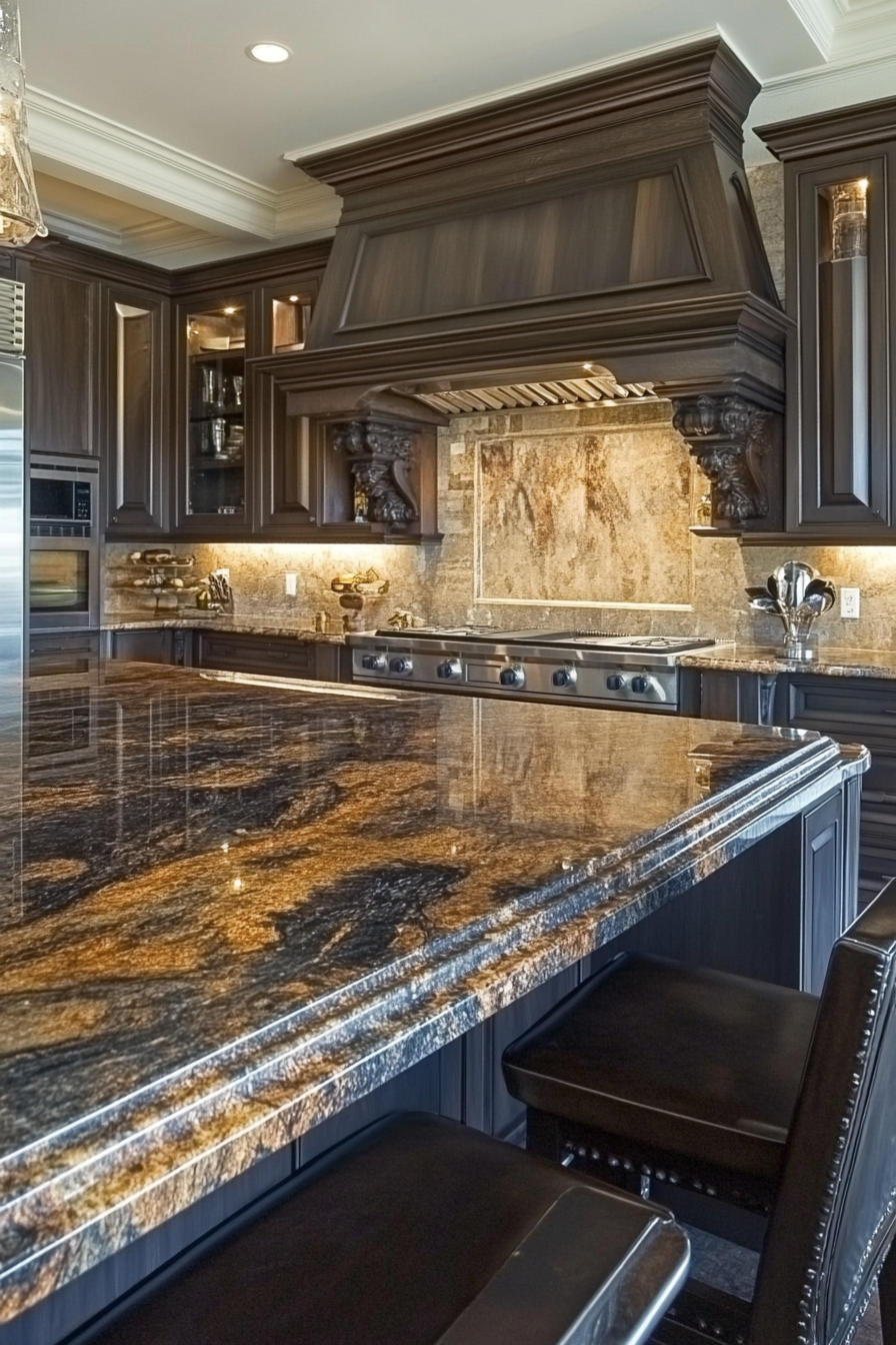 8. Modern Earth Tones (Granite Countertops Kitchen Ideas) - Granite Countertops Kitchen Ideas