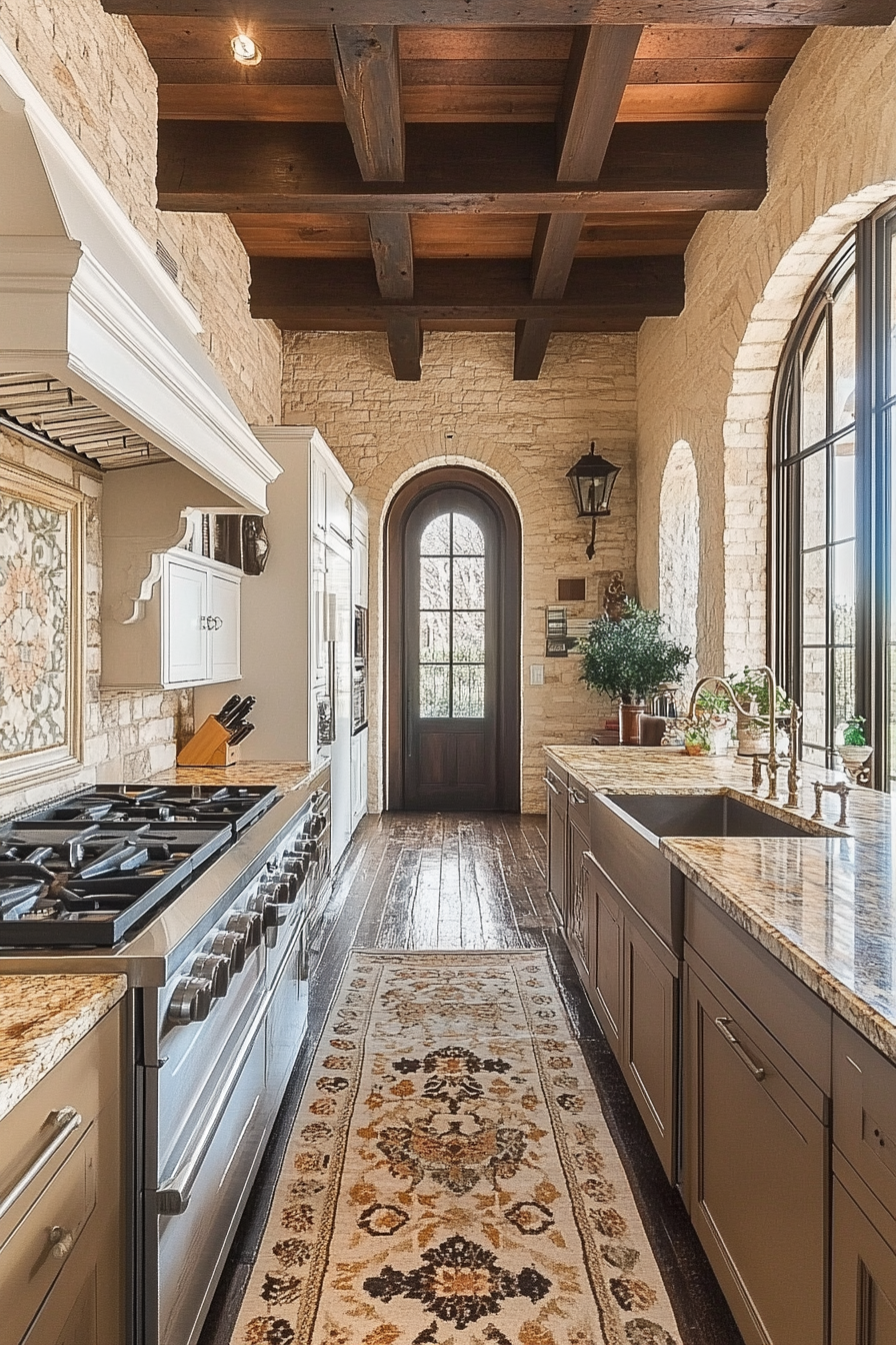 11. Warm Mediterranean Touch (Granite Countertops Kitchen Ideas) - Granite Countertops Kitchen Ideas