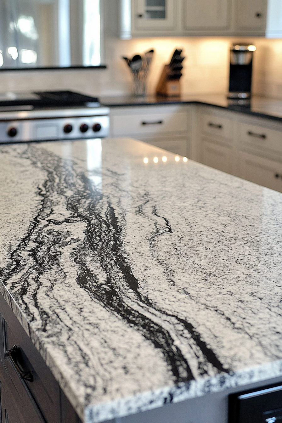 16. Bright and Airy Retreat (Granite Countertops Kitchen Ideas) - Granite Countertops Kitchen Ideas