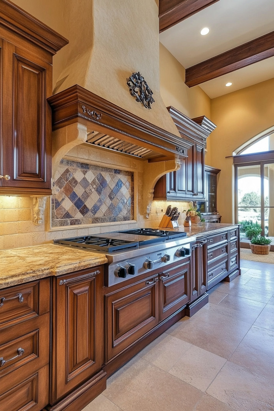 14. Traditional Warmth (Oak Cabinets Kitchen Ideas) - Oak Cabinets Kitchen Ideas