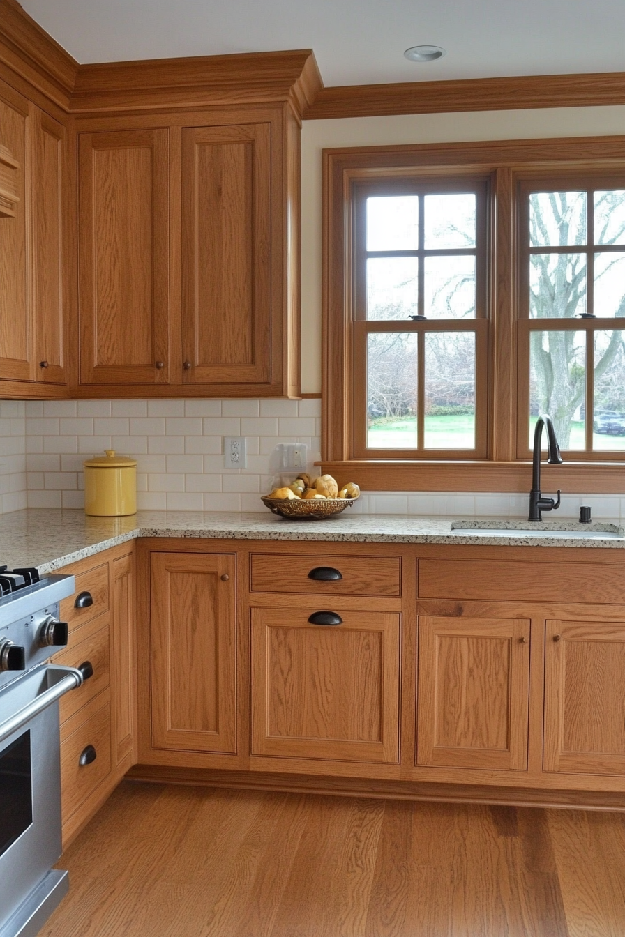 18. Vintage Revival (Oak Cabinets Kitchen Ideas) - Oak Cabinets Kitchen Ideas