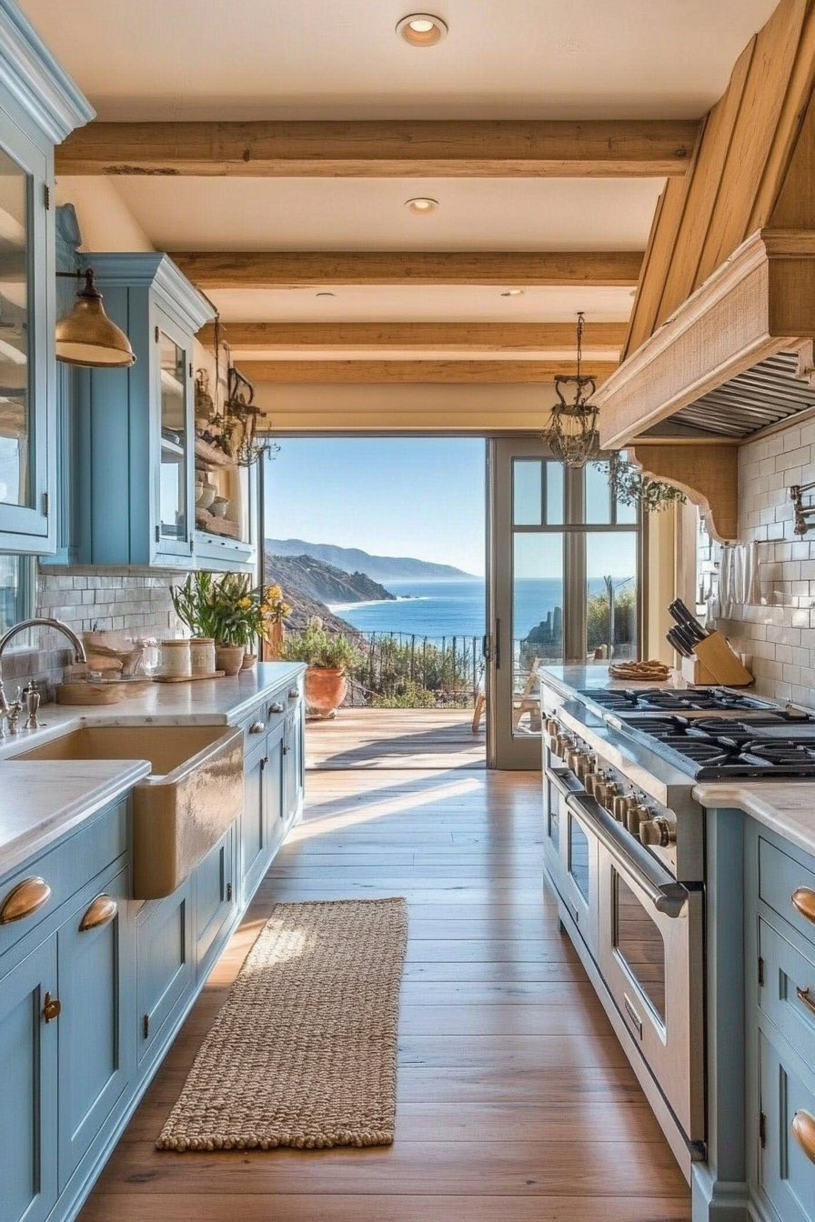 25. Cottage Cozy (Oak Cabinets Kitchen Ideas) - Oak Cabinets Kitchen Ideas