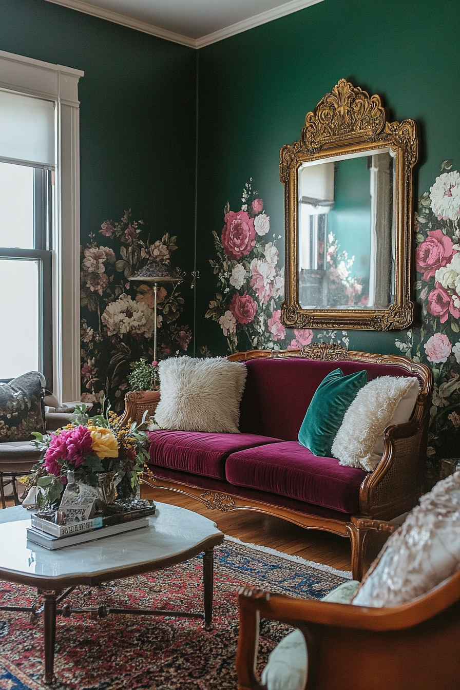 1. Gilded Victorian Elegance (Vintage Living Room Ideas) - Vintage Living Room Ideas