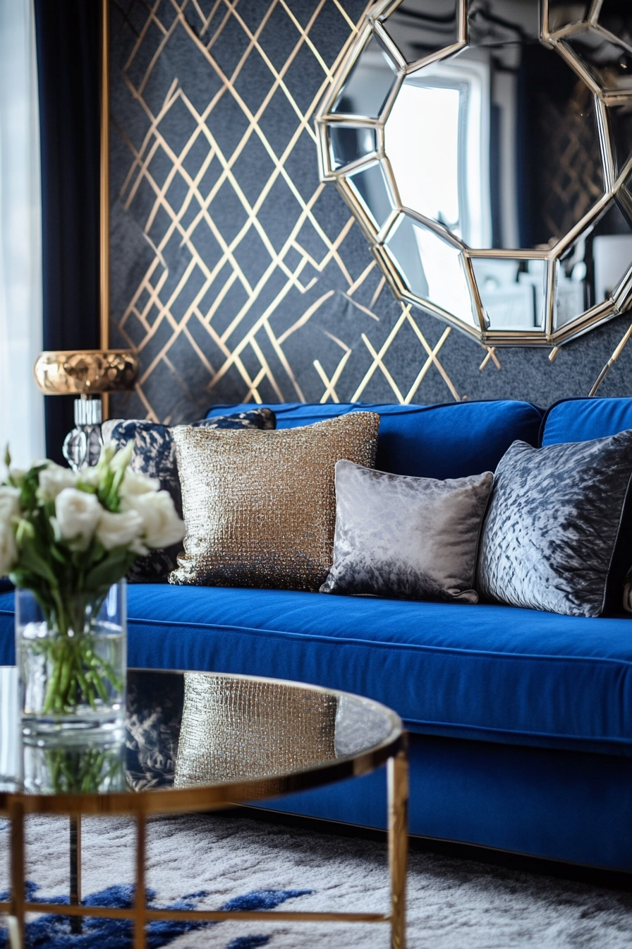 2. 1920s Art Deco Luxe (Vintage Living Room Ideas) - Vintage Living Room Ideas