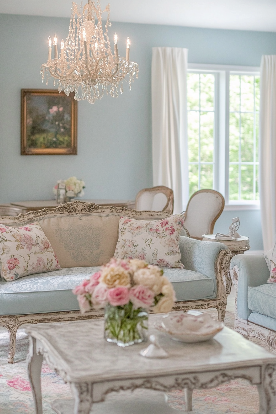 4. Classic French Provincial (Vintage Living Room Ideas) - Vintage Living Room Ideas