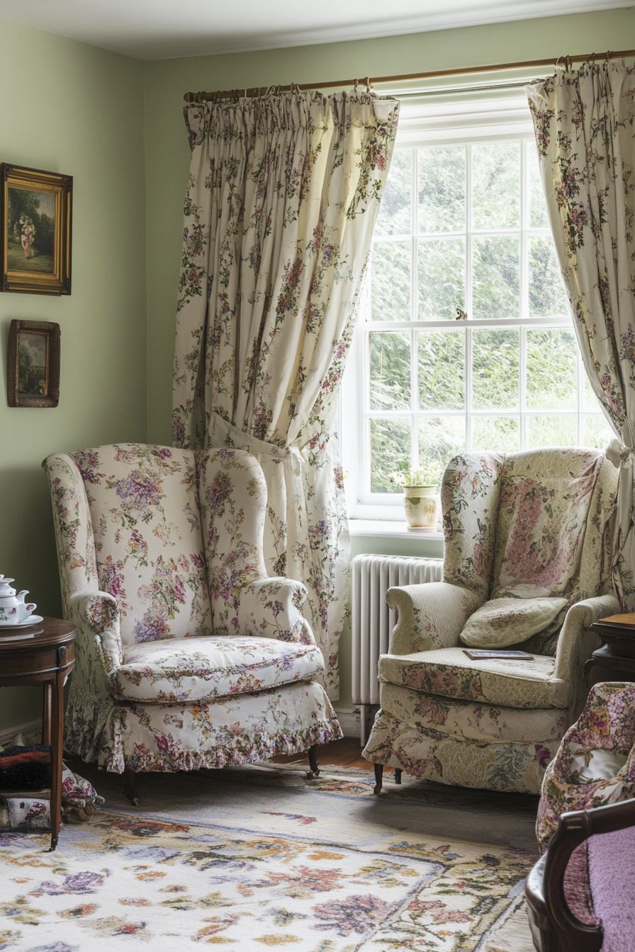 16. 1930s English Cottage (Vintage Living Room Ideas) - Vintage Living Room Ideas