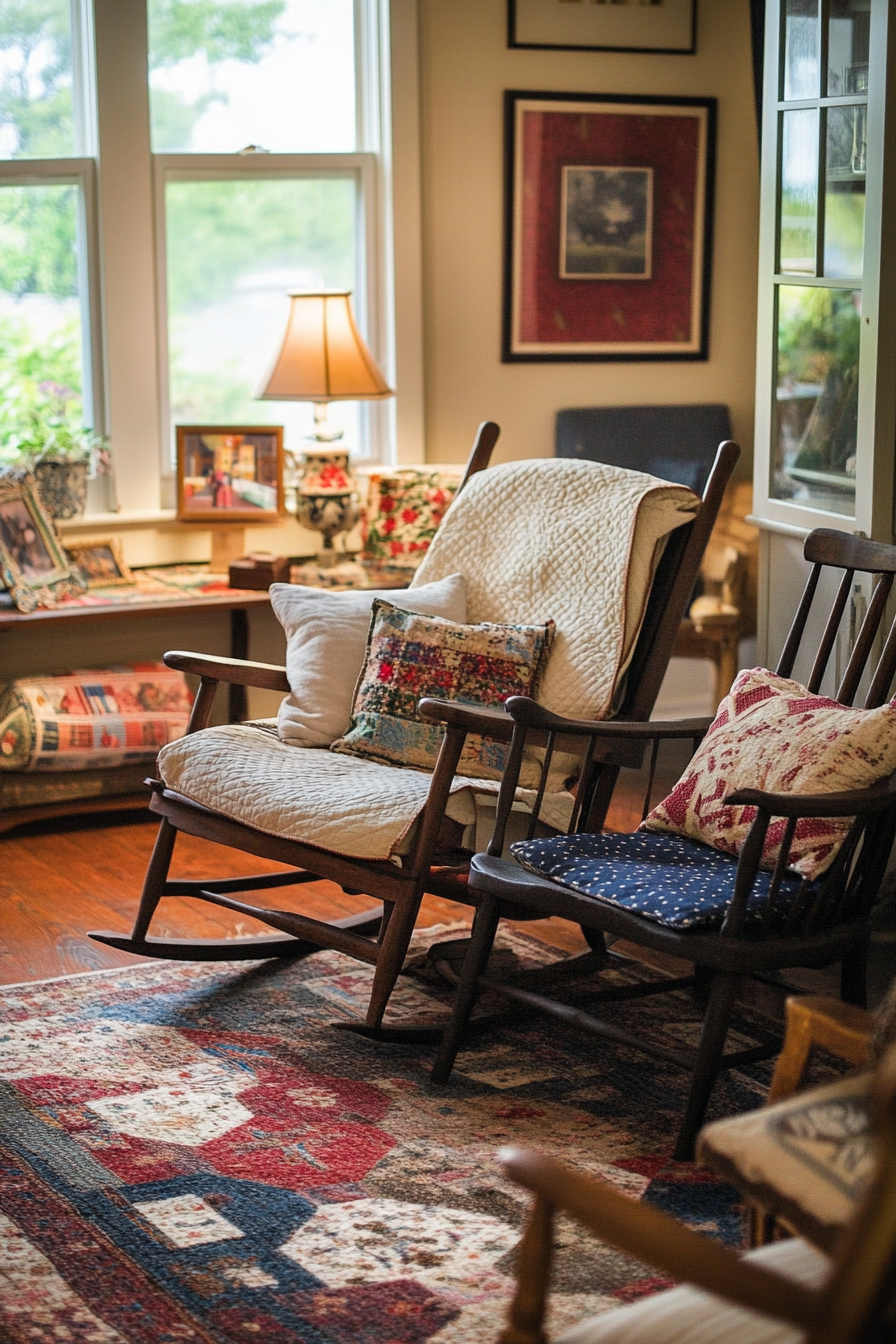 22. Traditional Americana Vintage (Vintage Living Room Ideas) - Vintage Living Room Ideas