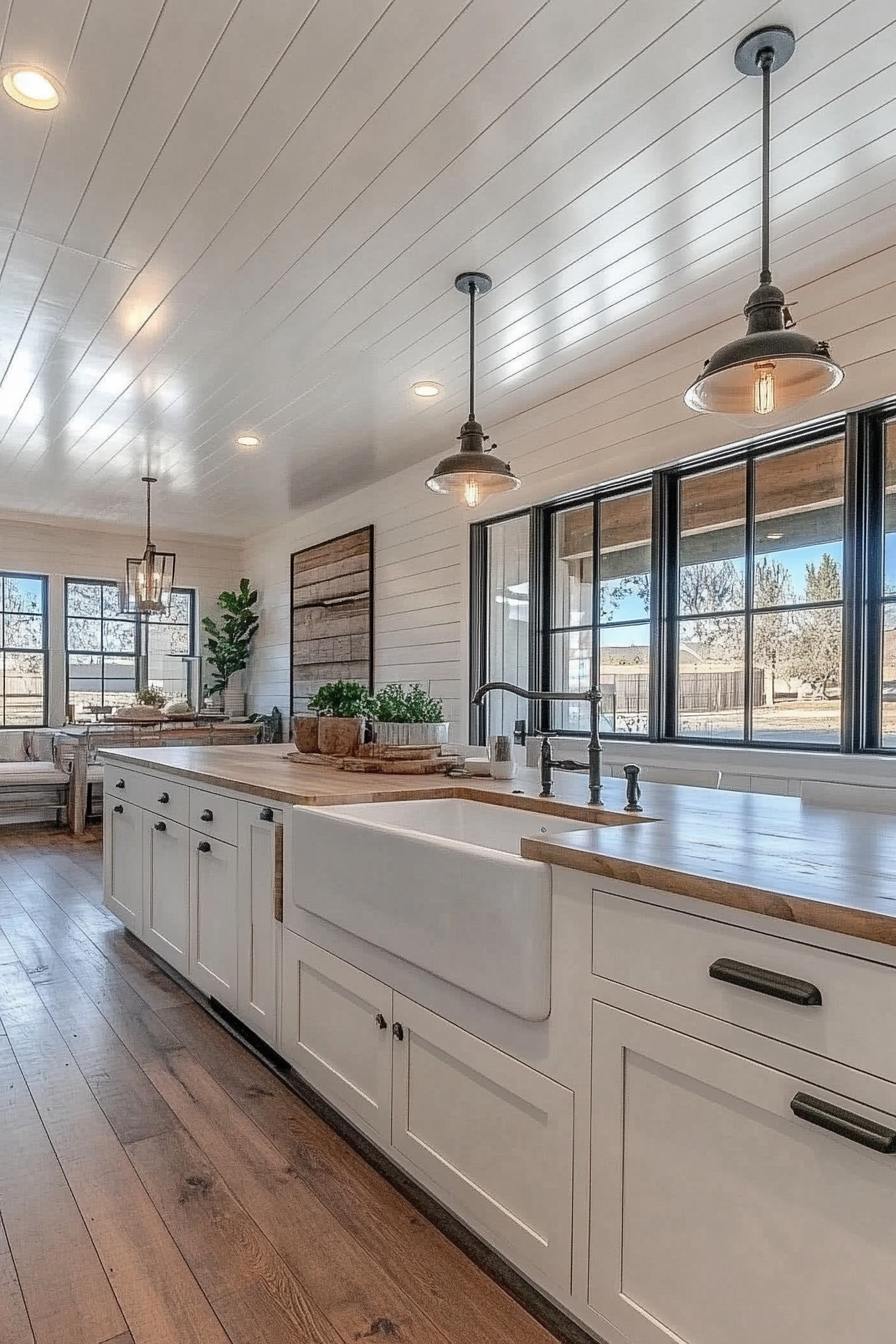 3. Modern Farmhouse Fusion (Farmhouse Kitchen Ideas) - Farmhouse Kitchen Ideas