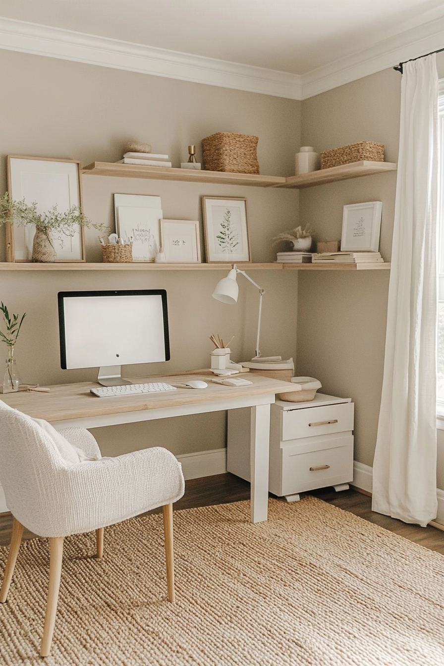 2. Scandinavian Comfort (Simple Home Office Ideas) - Simple Home Office Ideas