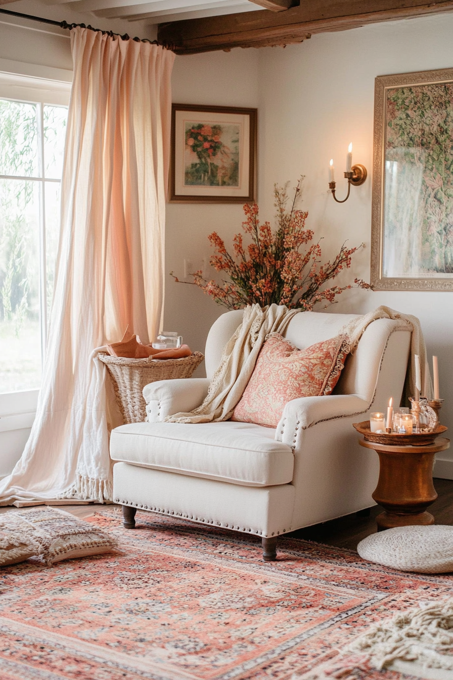 8. Sunset Sanctuary (Warm And Cozy Living Room Ideas) - Warm And Cozy Living Room Ideas