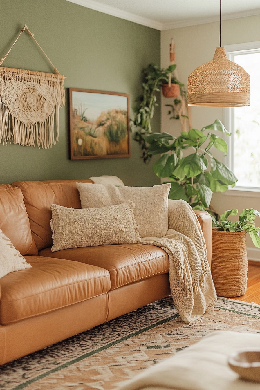 14. Bohemian Earth Retreat (Warm And Cozy Living Room Ideas) - Warm And Cozy Living Room Ideas