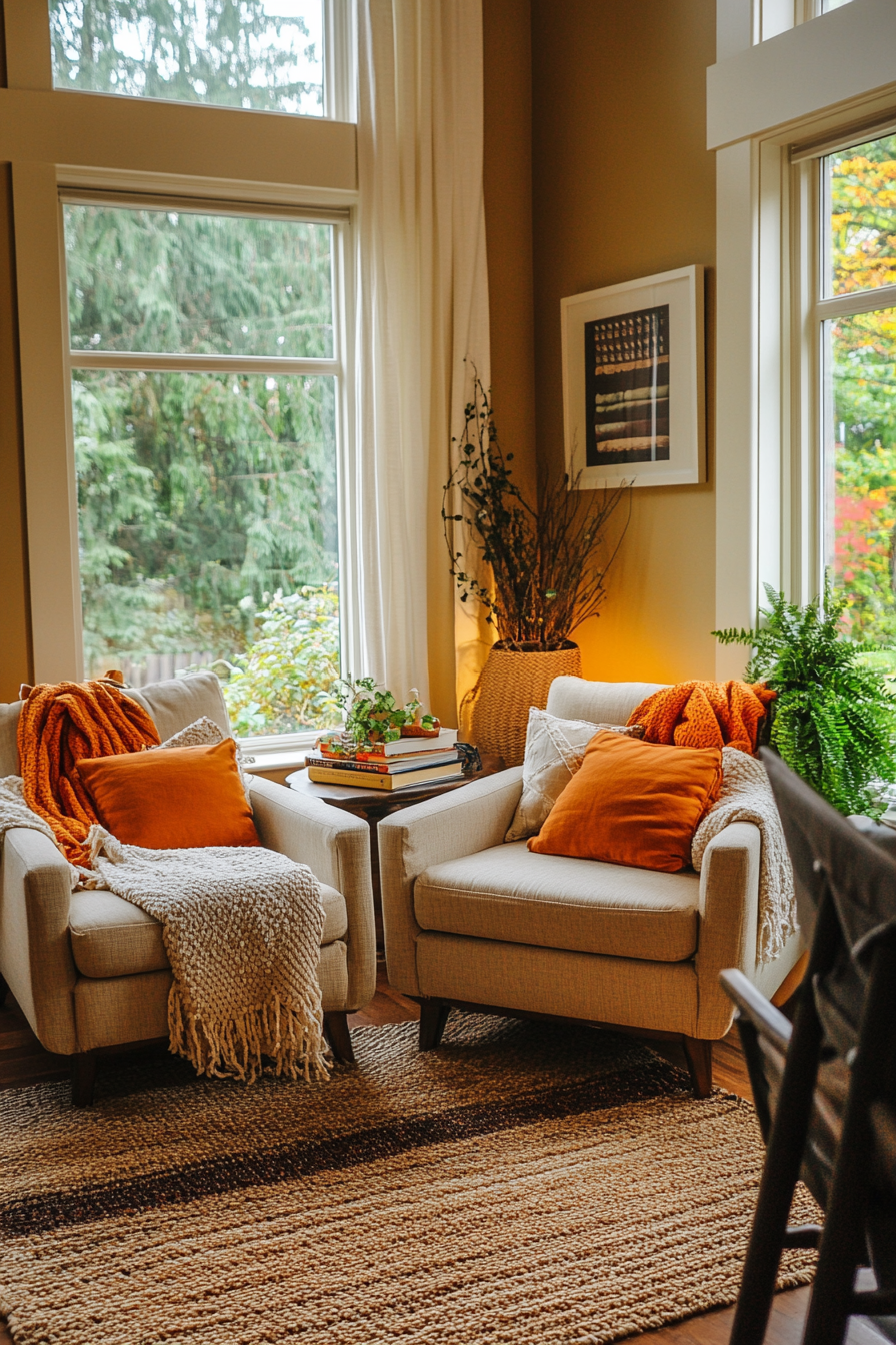 16. Coffeehouse Comfort (Warm And Cozy Living Room Ideas) - Warm And Cozy Living Room Ideas