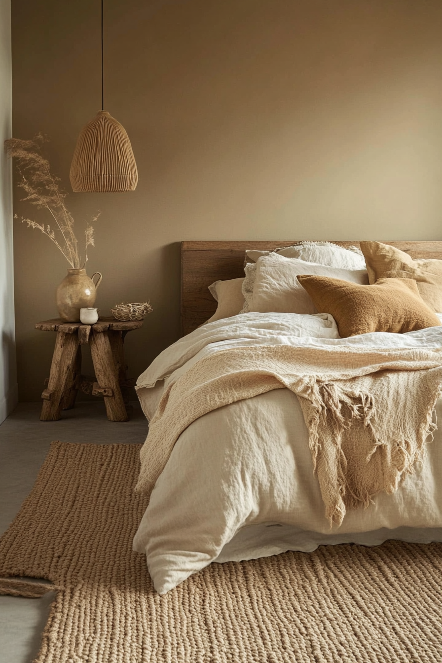 2. Warm Caramel Comfort (Tan Bedroom Ideas) - Tan Bedroom Ideas