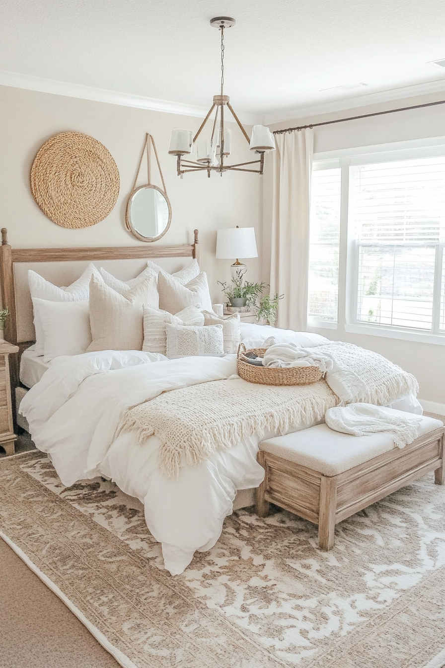 3. Minimalist Beige Haven (Tan Bedroom Ideas) - Tan Bedroom Ideas