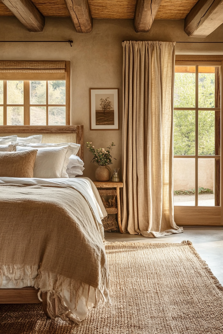 4. Earthy Clay Serenity (Tan Bedroom Ideas) - Tan Bedroom Ideas