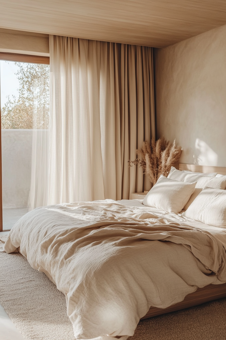 21. Ivory Sand Sanctuary (Tan Bedroom Ideas) - Tan Bedroom Ideas