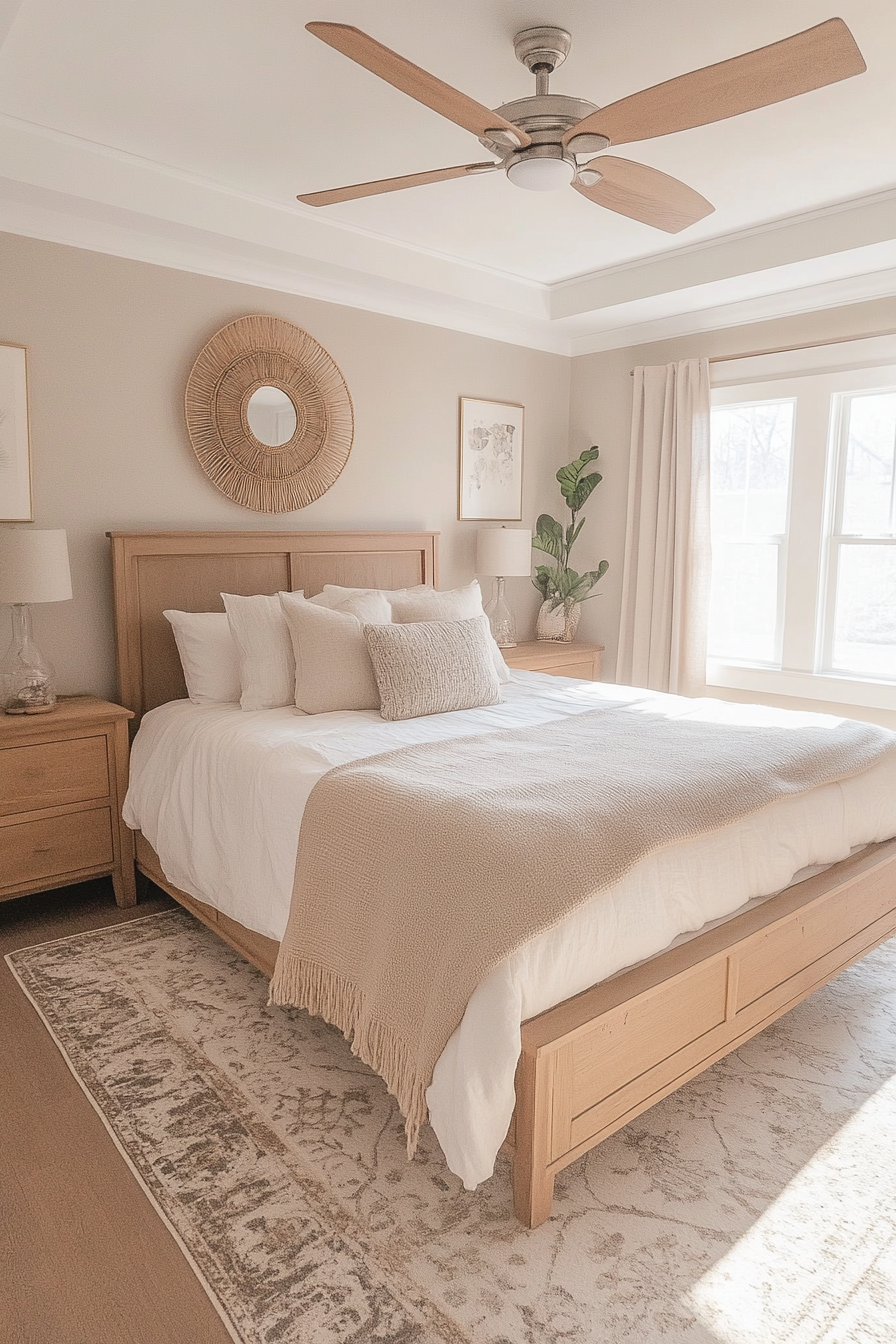 23. Organic Oatmeal Comfort (Tan Bedroom Ideas) - Tan Bedroom Ideas