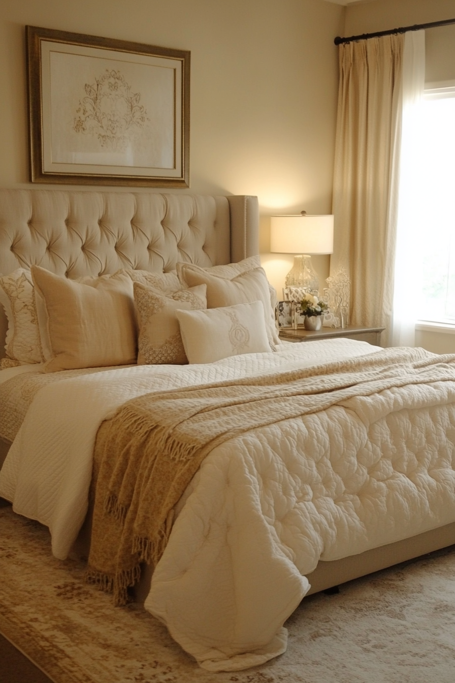 24. Desert Mirage Elegance (Tan Bedroom Ideas) - Tan Bedroom Ideas
