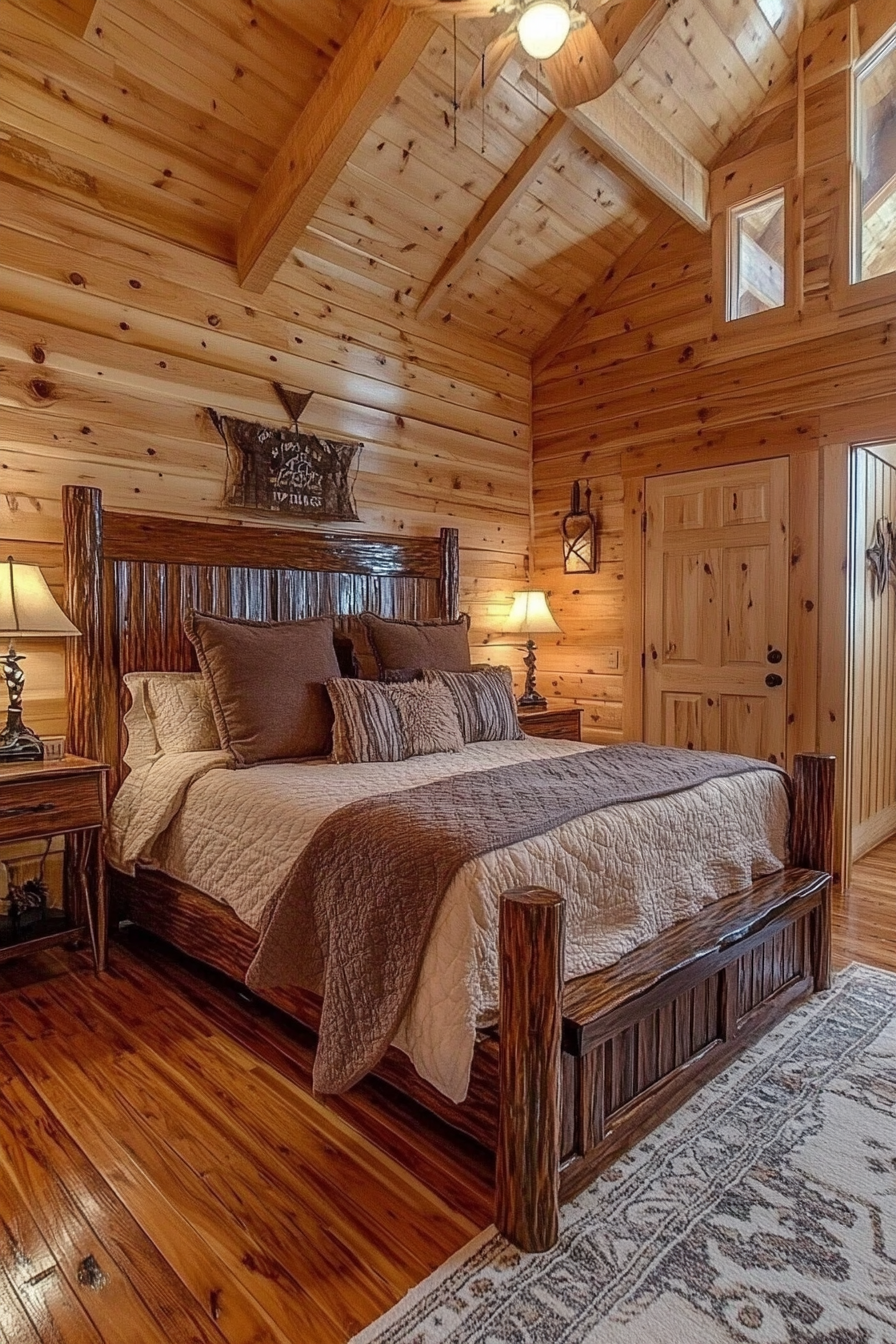 26. Caramelized Wood Tones (Tan Bedroom Ideas) - Tan Bedroom Ideas