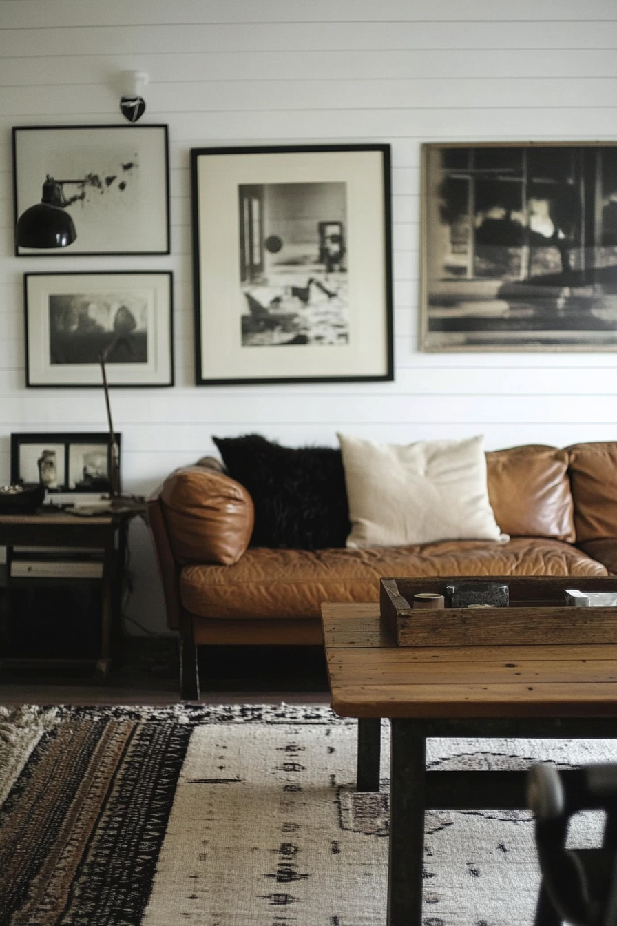 15. Vintage Vibes (Black And Brown Living Room Ideas) - Black And Brown Living Room Ideas