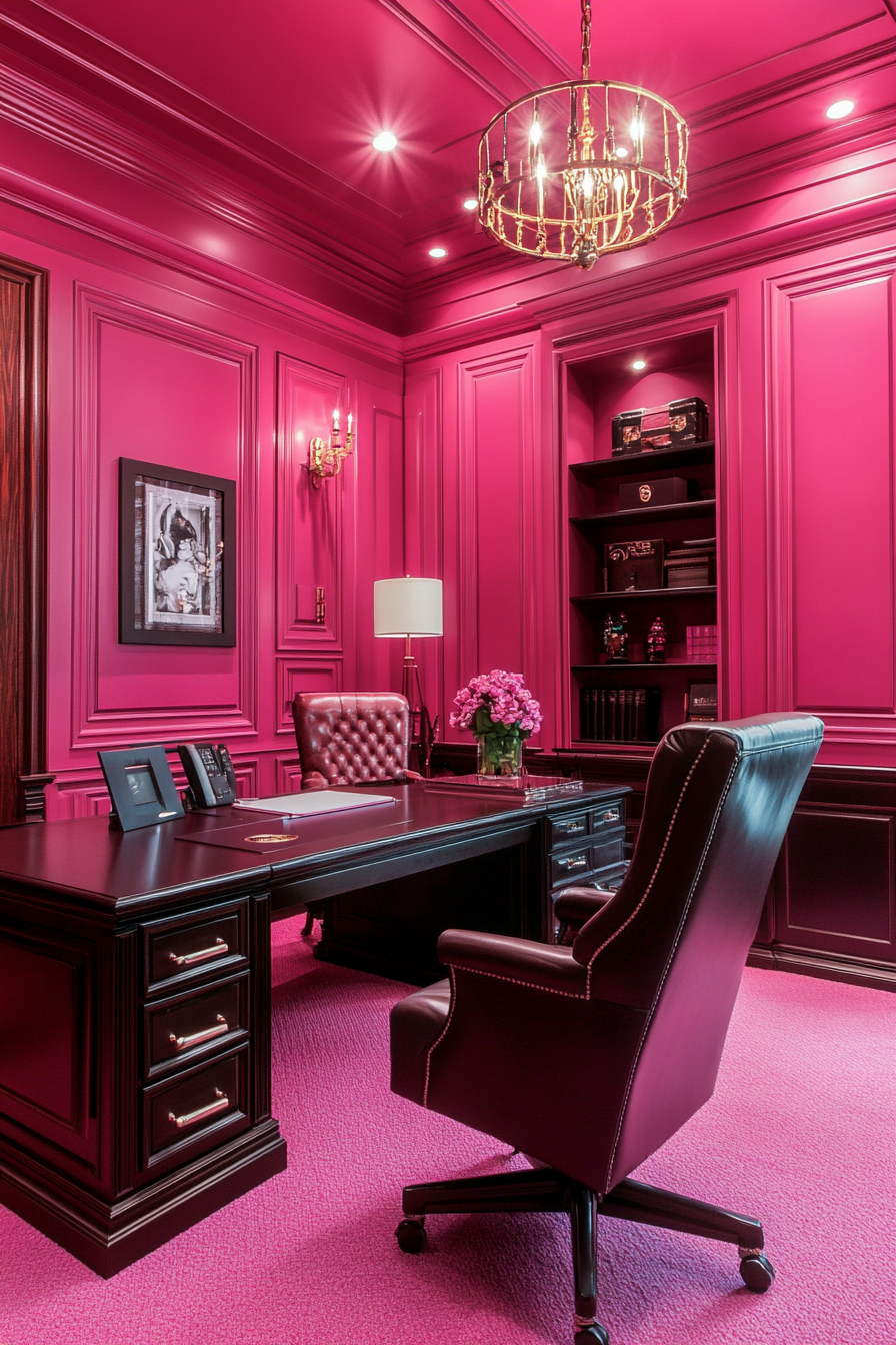 2. Rosewood Executive Suite (Pink Office Ideas) - Pink Office Ideas