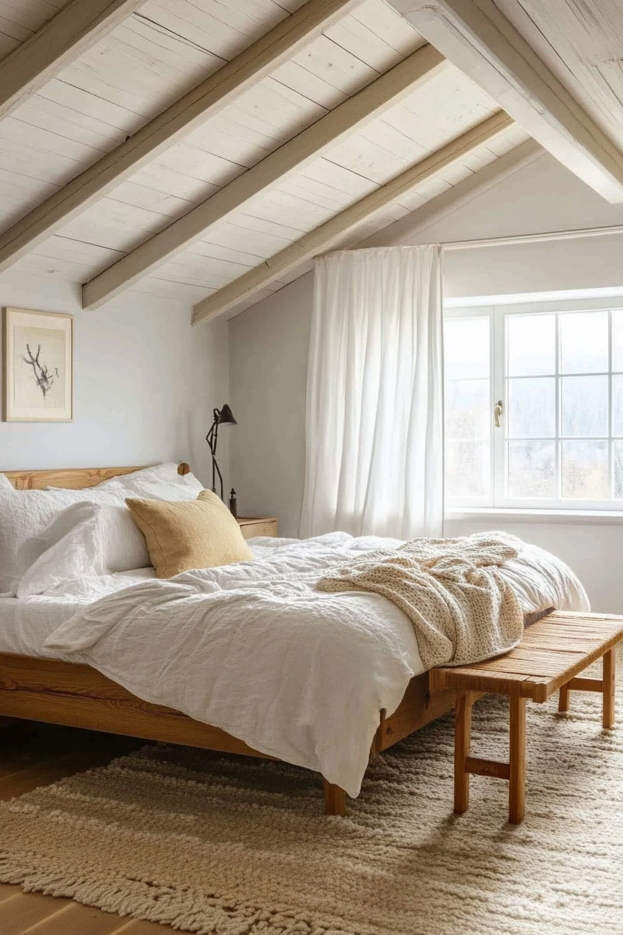 18. Sunlit Scandinavian Cottage (Scandinavian Bedroom Ideas) - Scandinavian Bedroom Ideas