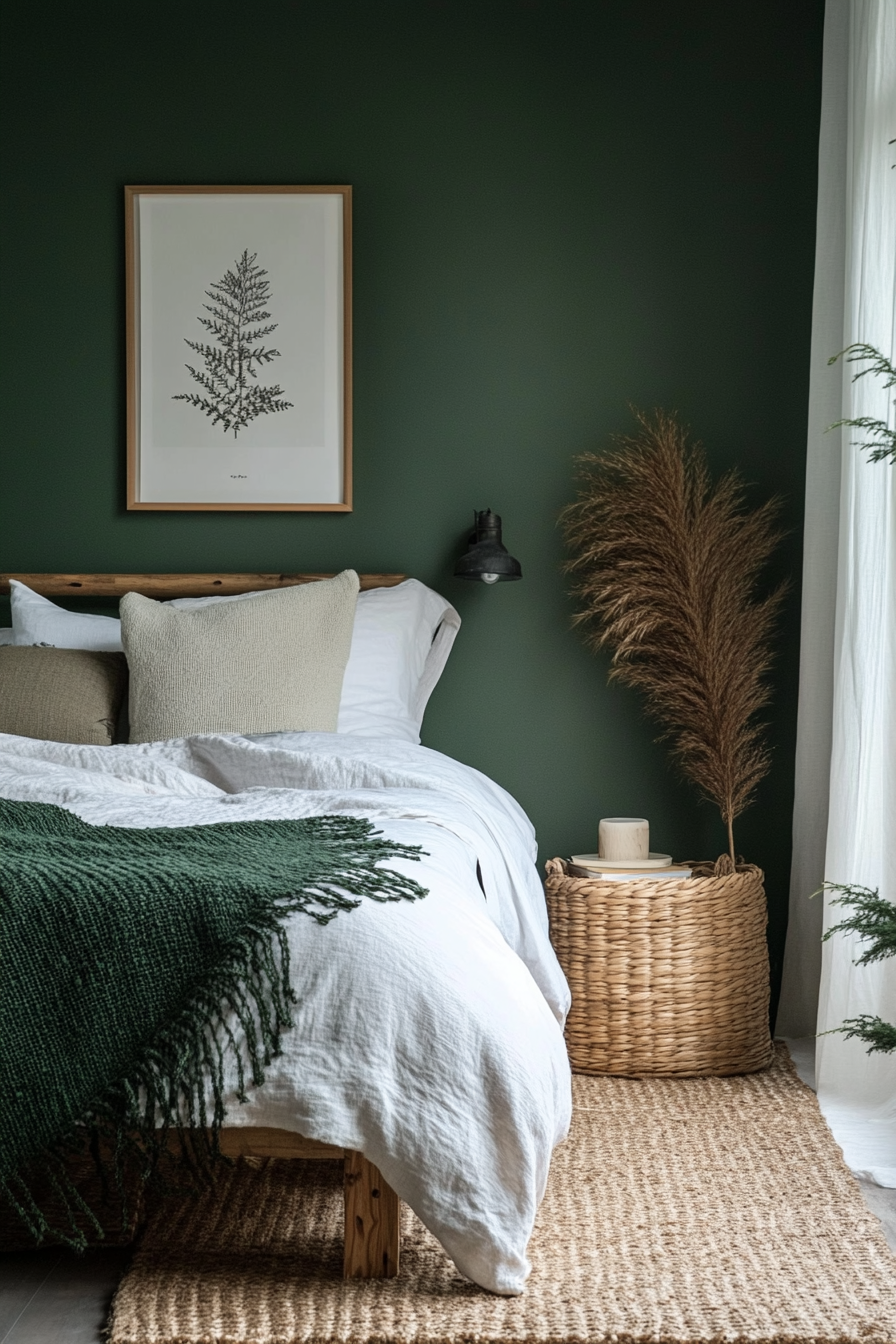 27. Woodland Retreat (Scandinavian Bedroom Ideas) - Scandinavian Bedroom Ideas