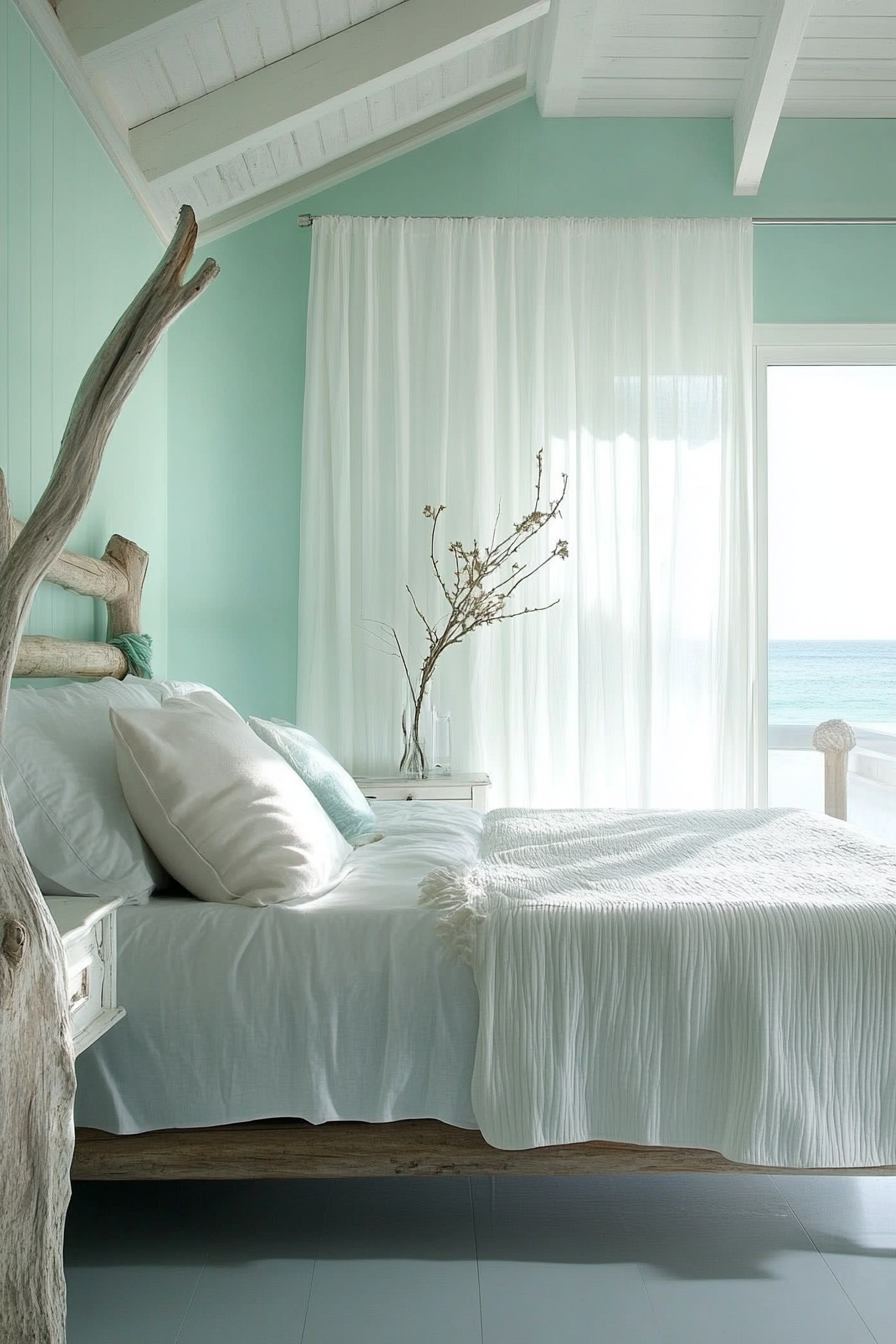 4. Coastal Serenity (Turquoise Bedroom Ideas) - Turquoise Bedroom Ideas