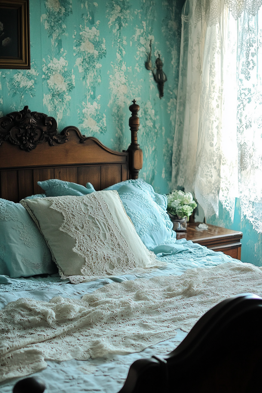 5. Vintage Charm (Turquoise Bedroom Ideas) - Turquoise Bedroom Ideas