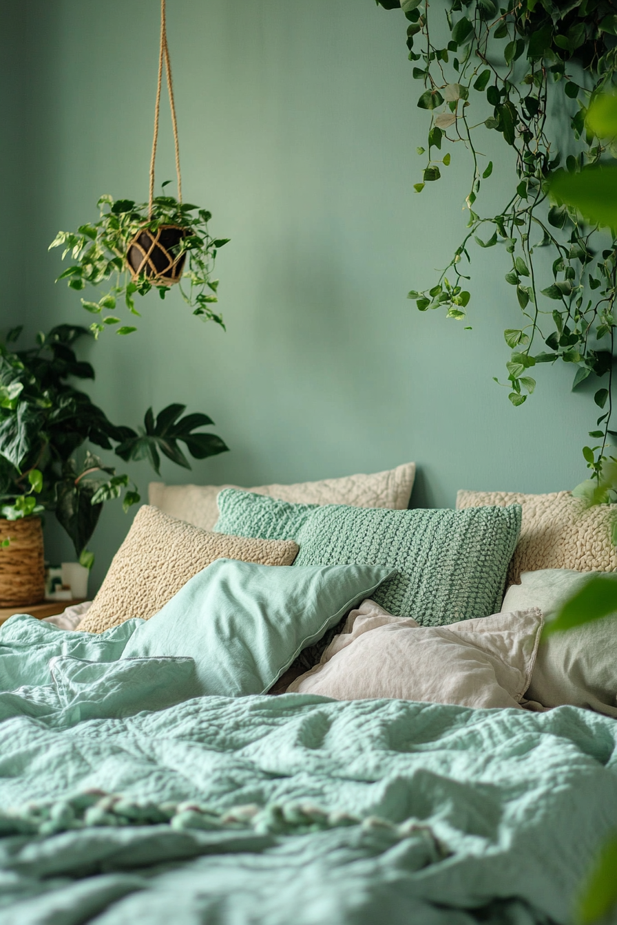 11. Botanical Bliss (Turquoise Bedroom Ideas) - Turquoise Bedroom Ideas