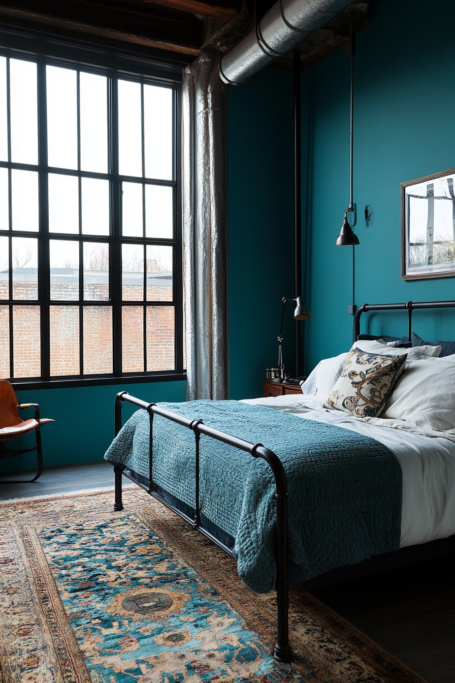 14. Urban Chic (Turquoise Bedroom Ideas) - Turquoise Bedroom Ideas