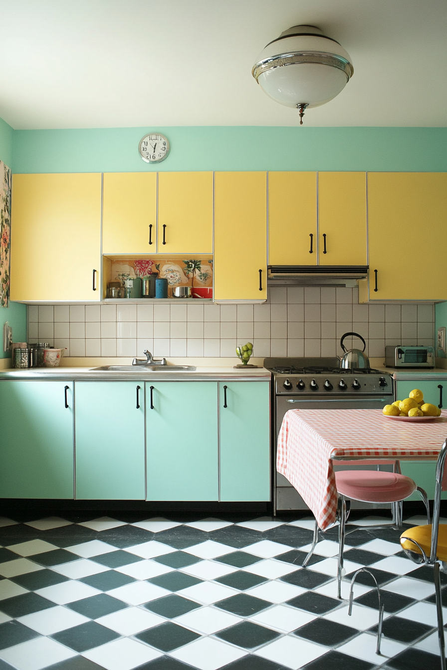 6. Retro Revival (Unique Kitchen Ideas) - Unique Kitchen Ideas
