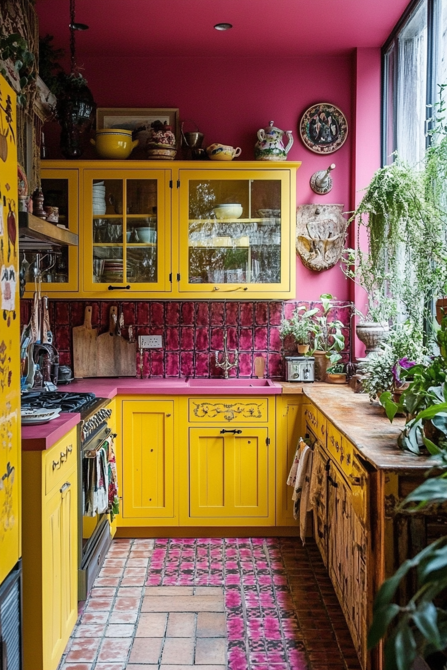12. Bohemian Eclectic (Unique Kitchen Ideas) - Unique Kitchen Ideas