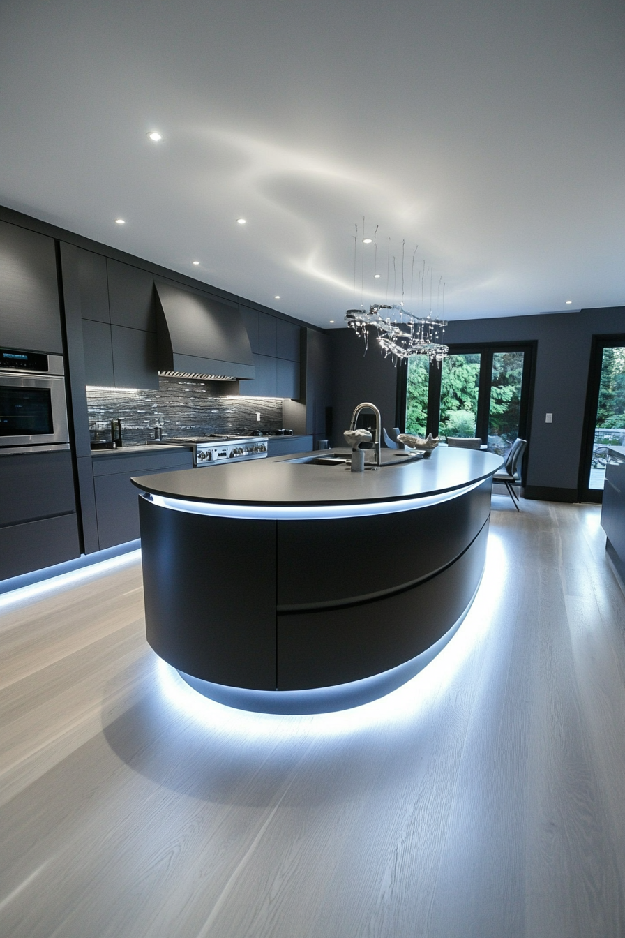 13. Sleek High-Tech Haven (Unique Kitchen Ideas) - Unique Kitchen Ideas