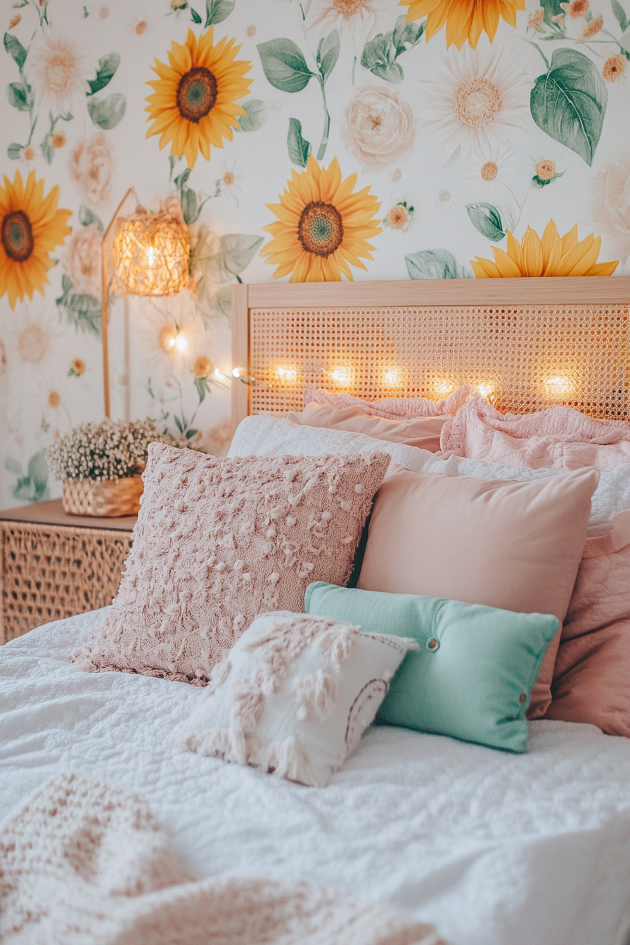 13. Whimsical Sunflower Wonderland (Sunflower Bedroom Ideas) - Sunflower Bedroom Ideas