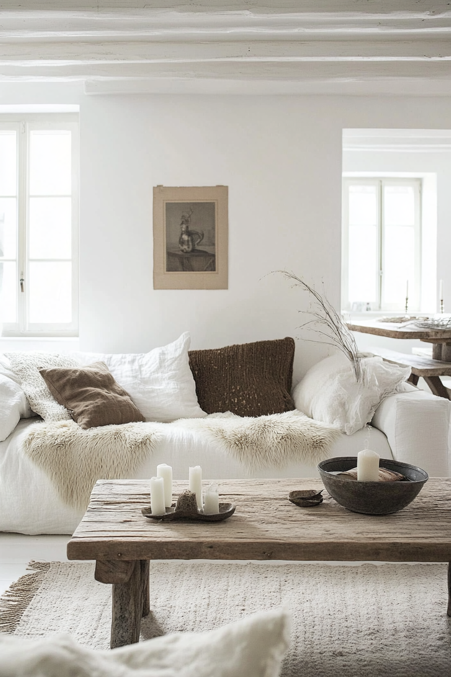 2. Scandinavian Simplicity (White Living Room Ideas) - White Living Room Ideas