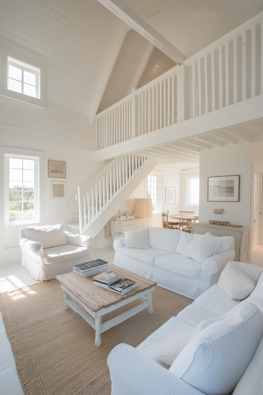 5. Coastal Breeze White (White Living Room Ideas) - White Living Room Ideas