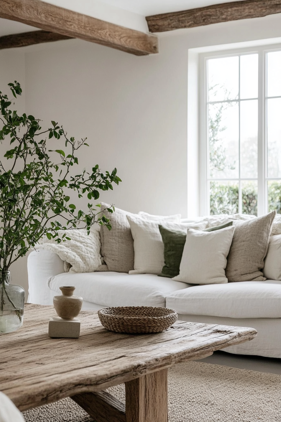 14. Nature-Inspired White (White Living Room Ideas) - White Living Room Ideas