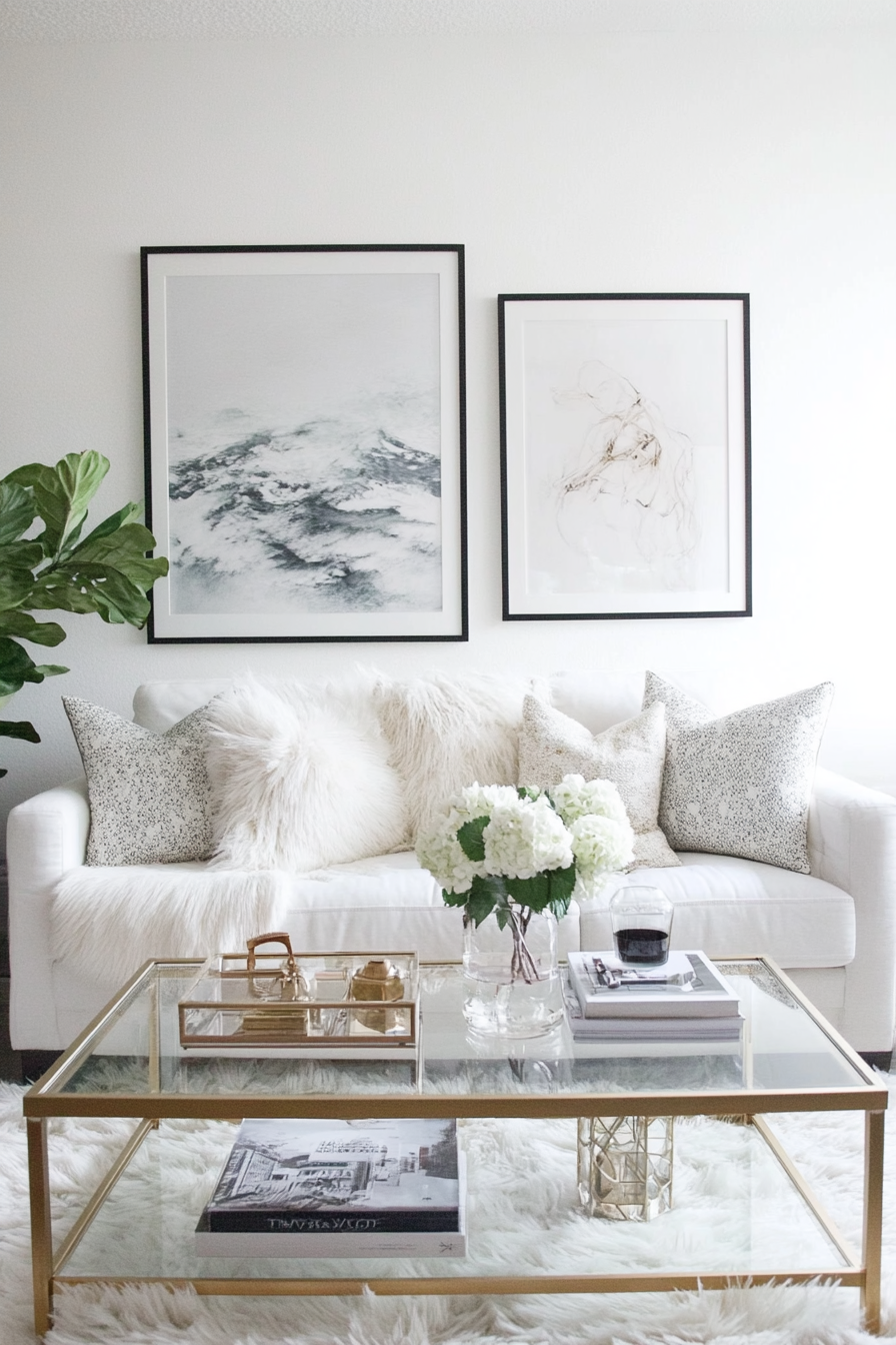 18. Urban Chic White (White Living Room Ideas) - White Living Room Ideas