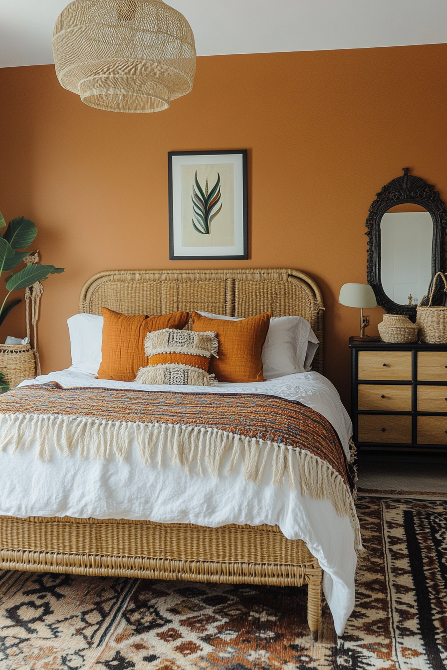 5. Earthy Bohemian Hideaway (Spare Bedroom Ideas) - Spare Bedroom Ideas