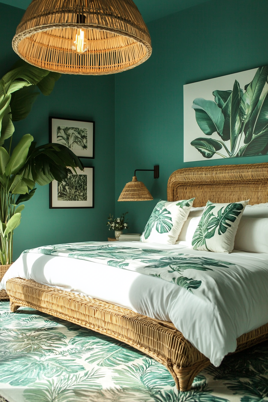 10. Tropical Oasis (Spare Bedroom Ideas) - Spare Bedroom Ideas