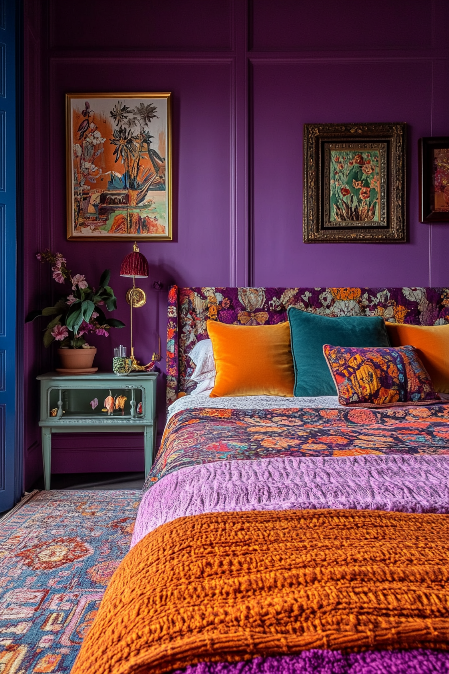 14. Eclectic Maximalist Haven (Spare Bedroom Ideas) - Spare Bedroom Ideas