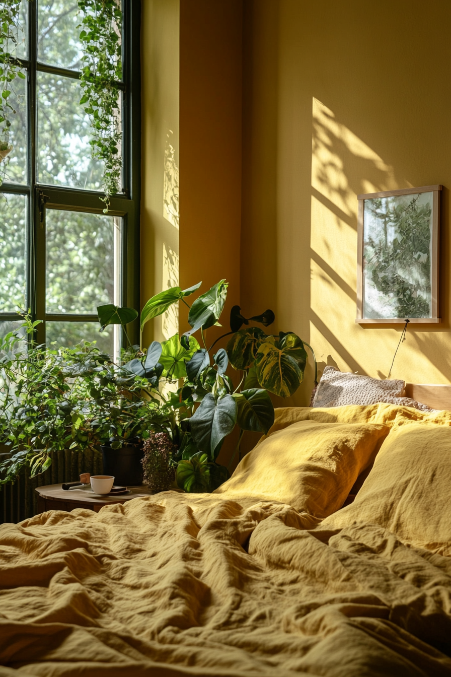 15. Ochre Dreamland (Yellow Bedroom Ideas) - Yellow Bedroom Ideas