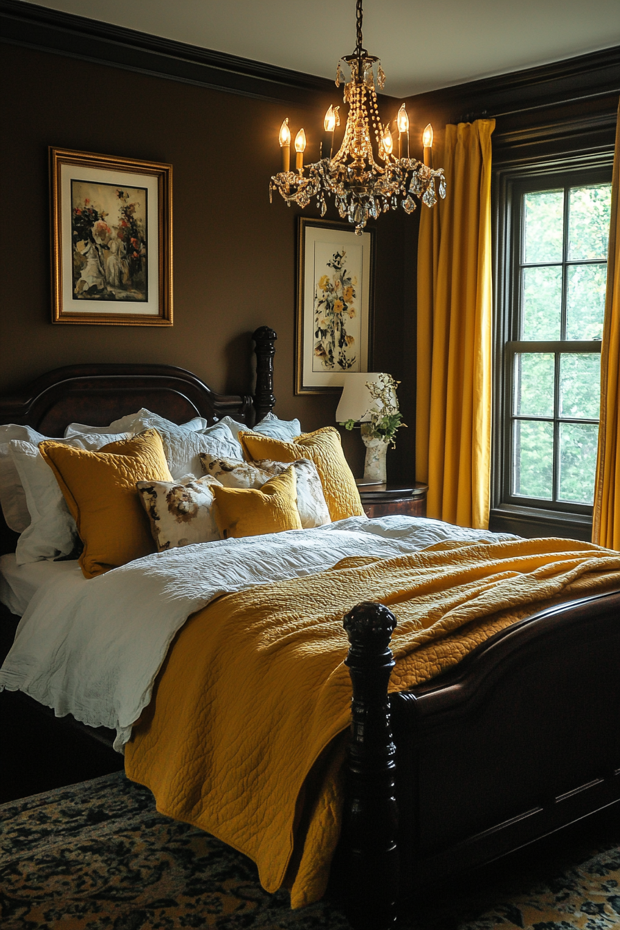 23. Amber Twilight Suite (Yellow Bedroom Ideas) - Yellow Bedroom Ideas