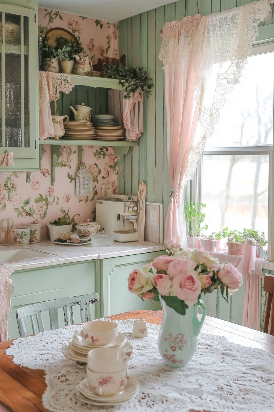 21. Southern Belle Kitchen (Vintage Kitchen Ideas) - Vintage Kitchen Ideas