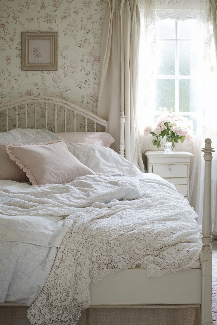 12. English Cottage (Off White Bedroom Ideas) - Off White Bedroom Ideas