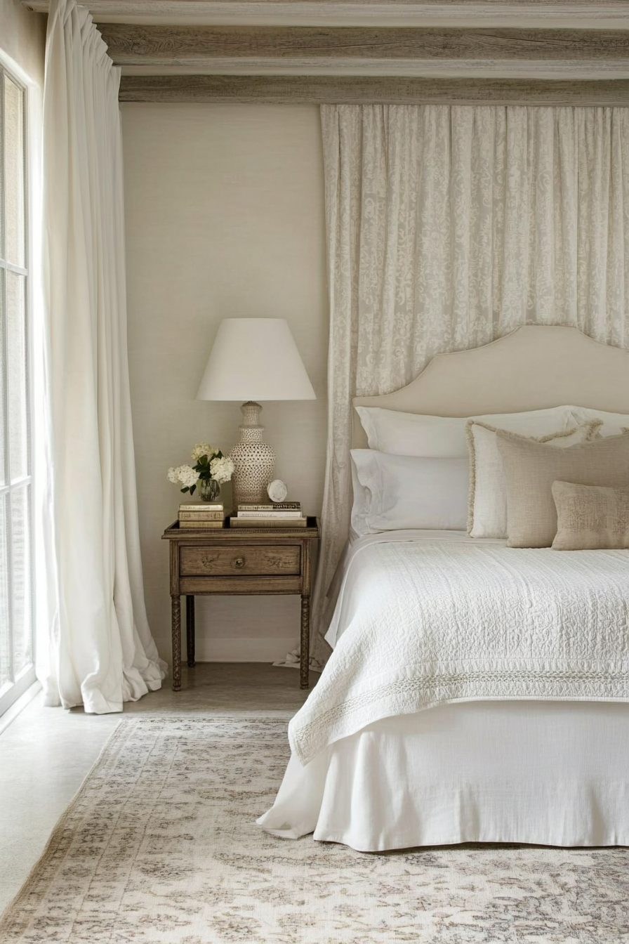 13. Monochrome Harmony (Off White Bedroom Ideas) - Off White Bedroom Ideas