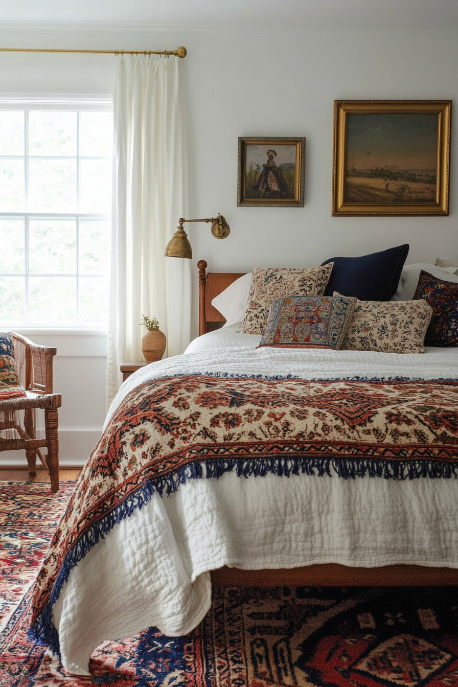 15. Eclectic Vintage (Off White Bedroom Ideas) - Off White Bedroom Ideas